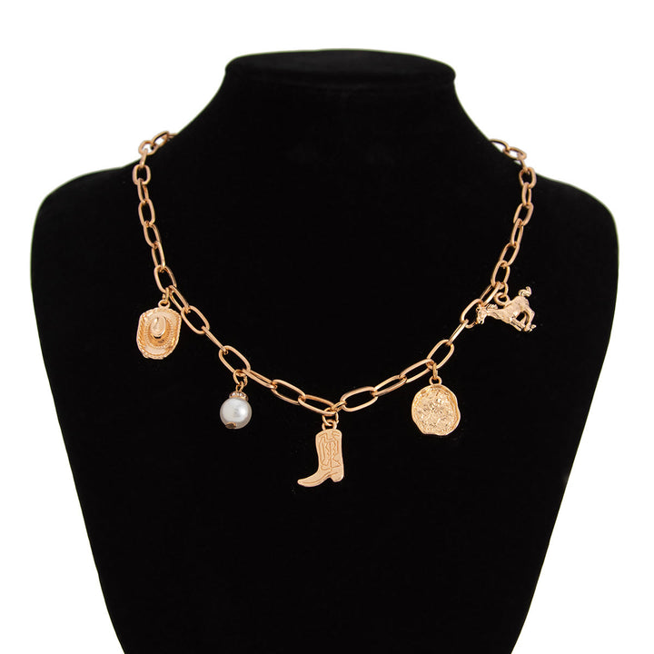 Collana squisita da donna con più elementi in stile occidentale - image 2
