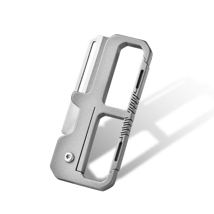 Portachiavi con coltello pieghevole portatile EDC per esterni - KOU026 - image 2