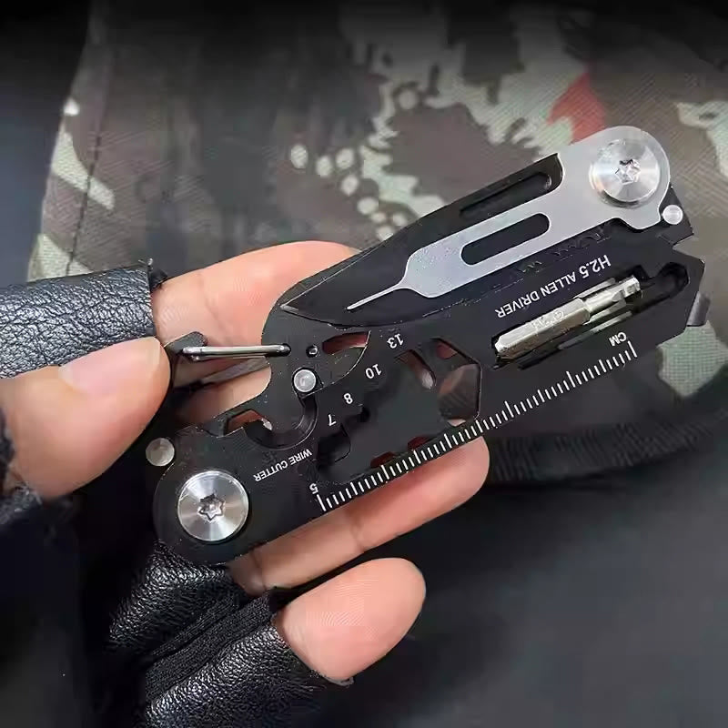 Portachiavi con coltello pieghevole portatile multifunzionale EDC-Tool - image 1