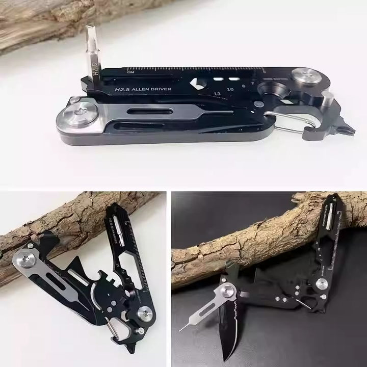 Portachiavi con coltello pieghevole portatile multifunzionale EDC-Tool - image 4