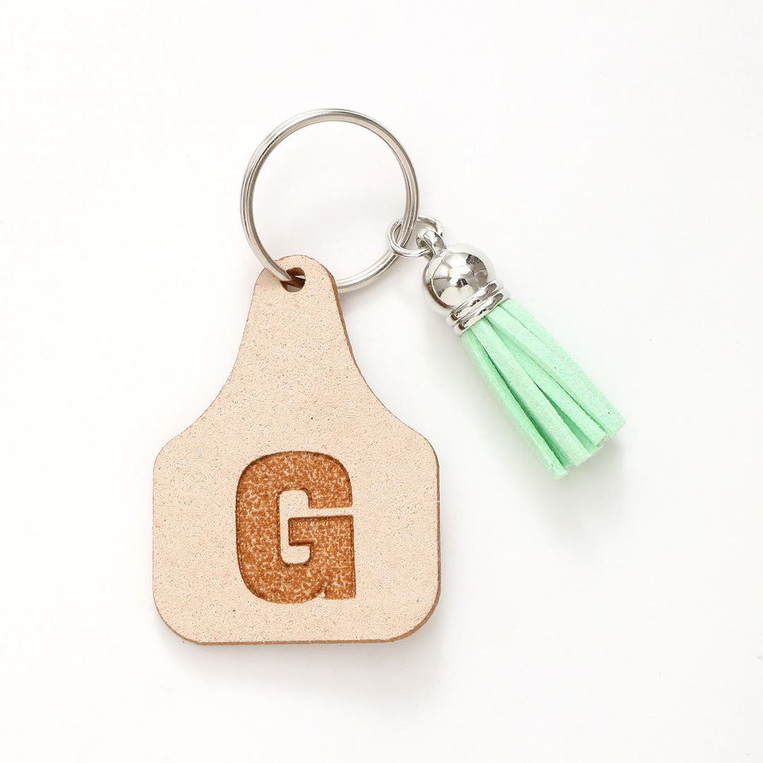 Portachiavi con nappa verde in stile minimalista Farm - G - image 8