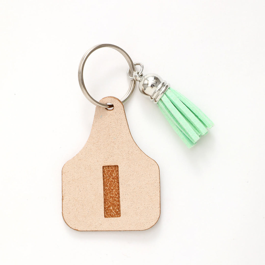 Portachiavi con nappa verde in stile minimalista Farm - I - image 10