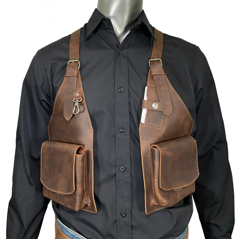 Borsa a tracolla ascellare con portafoglio grande in stile medievale - image 1