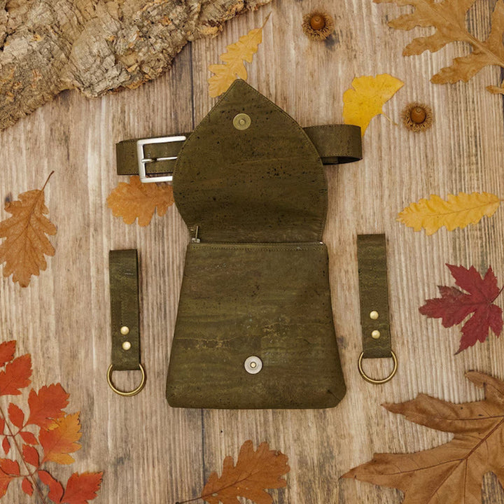 Borsa da cintura vichinga da donna a forma di foglia retrò di Halloween - image 7