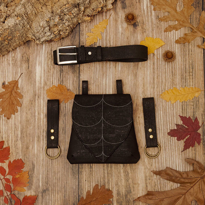 Borsa da cintura vichinga da donna a forma di foglia retrò di Halloween - image 8
