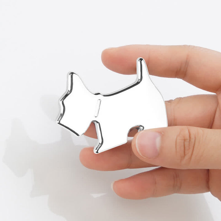 Adesivo per auto in metallo con simpatico cane per gli amanti degli animali - image 2