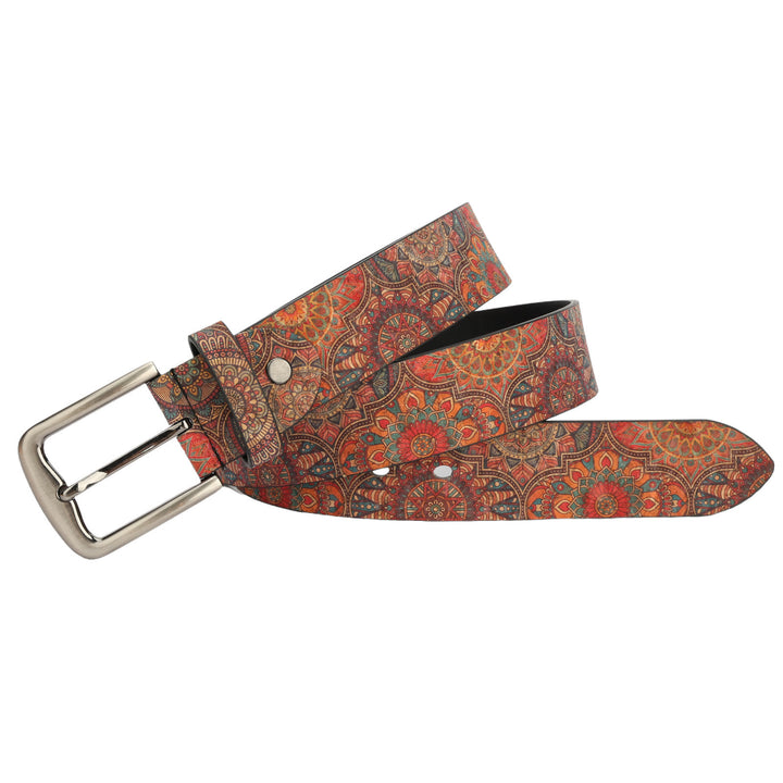 Cintura da donna in stile retrò bohémien con motivo floreale ricco - 44 - image 0