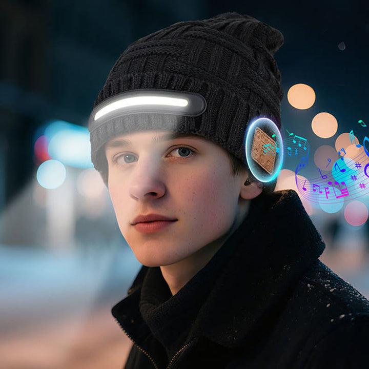 Berretto invernale con musica Bluetooth e illuminazione - image 2