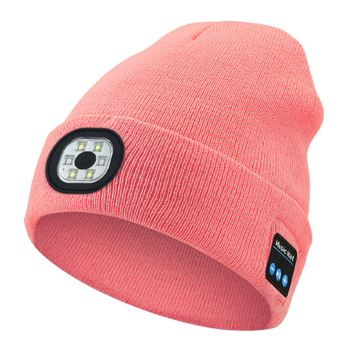 Berretto Bluetooth con musica invernale e illuminazione a LED - Luce LED e Bluetooth - Rosa - M (22"-22 7/8") - image 8