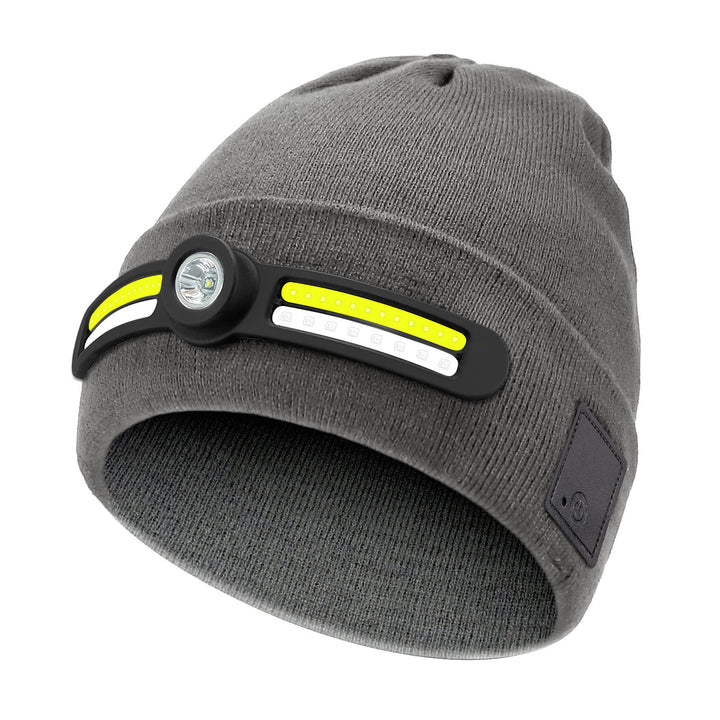 Berretto lavorato a maglia con illuminazione a LED RGB invernale - Grigio - M (22"-22 7/8") - image 10