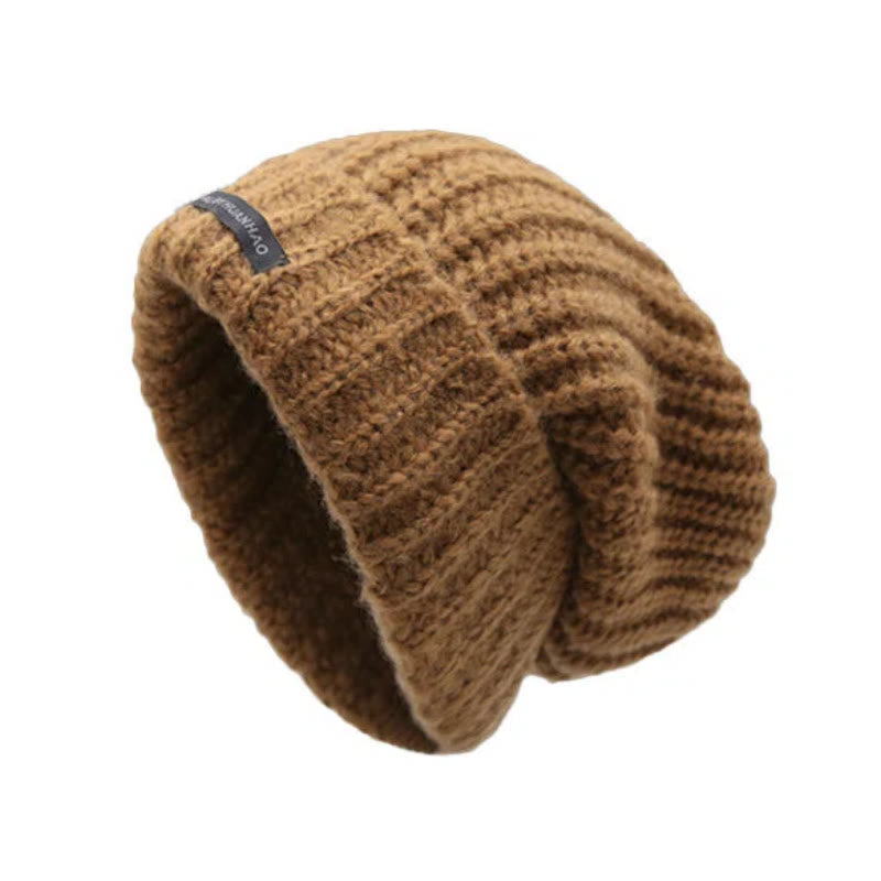 Berretto invernale in maglia tinta unita, caldo e confortevole - Caffè - Regolabile (21 5/8"-22 7/8") - image 8