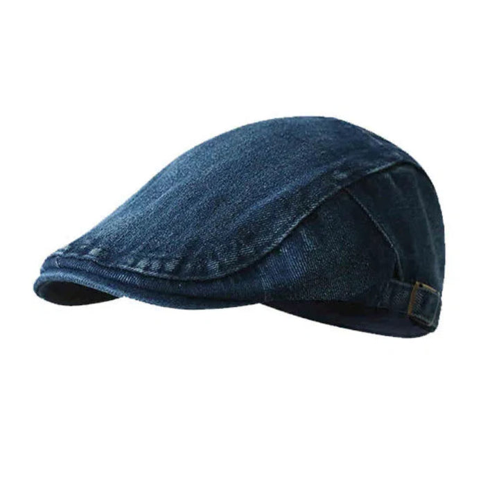 Classico berretto piatto regolabile in denim - Blu scuro - Regolabile (circa 21 5/8"-23 1/4") - image 8