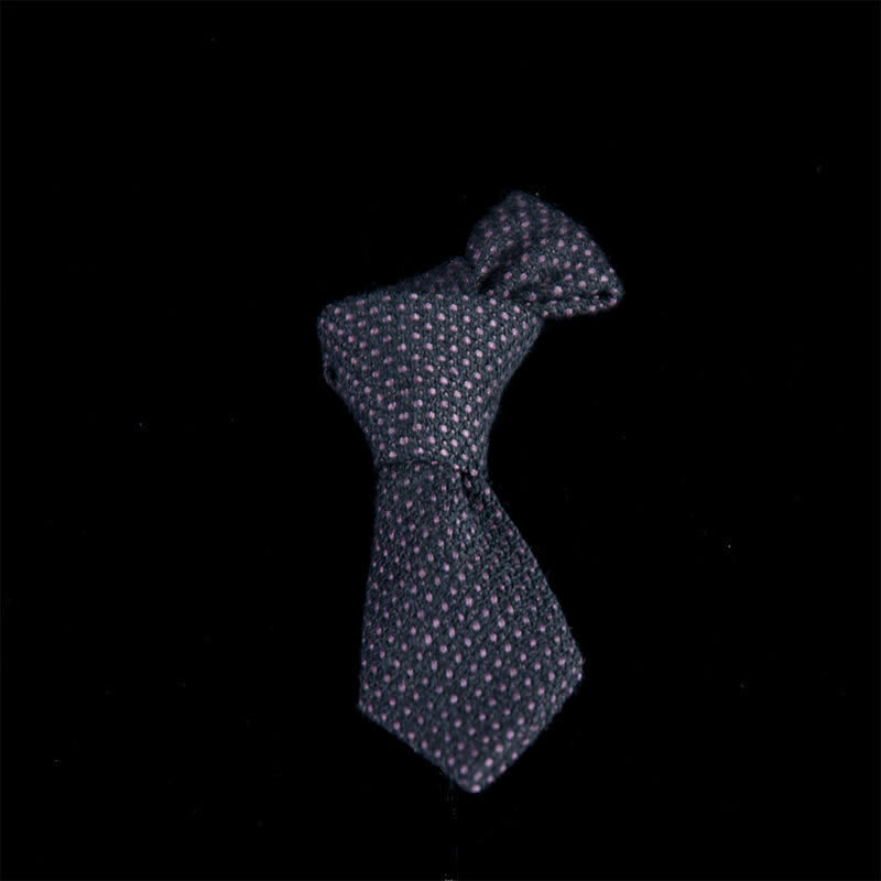 Spilla da bavero in tessuto da matrimonio a forma di mini cravatta creativa da uomo - Stile n. 3 - image 7