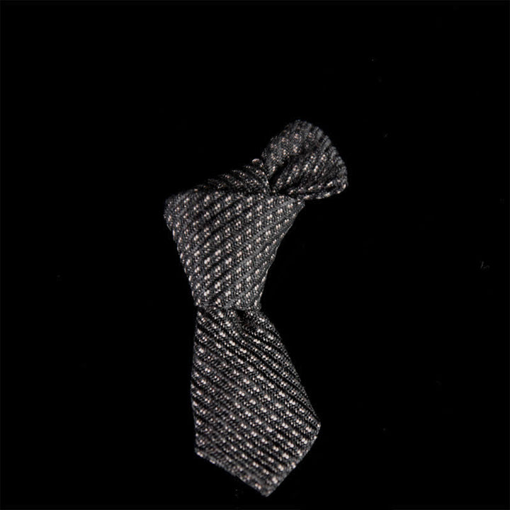 Spilla da bavero in tessuto da matrimonio a forma di mini cravatta creativa da uomo - Stile n. 15 - image 19