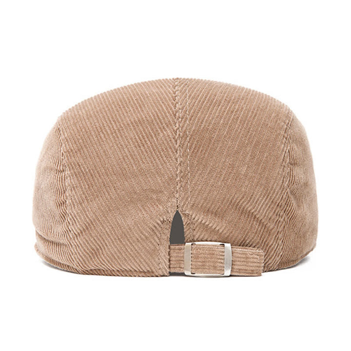 Cappello basco in velluto a coste con toppe a contrasto, stile street chic - image 7