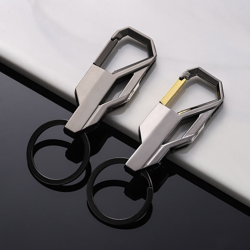 Portachiavi in metallo pratico multifunzionale con coltello - image 1