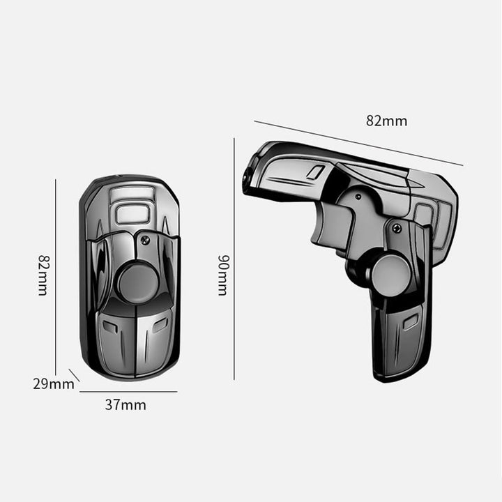 Accendino pieghevole a forma di auto da corsa ricaricabile a butano - image 5