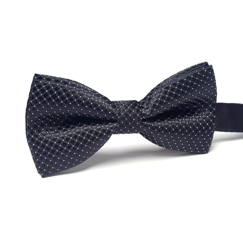 Papillon formale da uomo elegante, raffinato, sofisticato, alla moda, con doppio motivo - Stile n. 15 - image 15