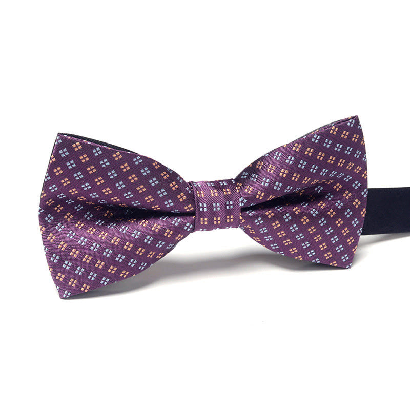 Papillon formale da uomo elegante, raffinato, sofisticato, alla moda, con doppio motivo - Stile n. 5 - image 5