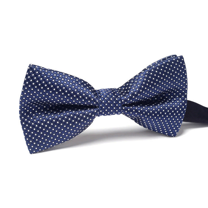 Papillon formale da uomo elegante, raffinato, sofisticato, alla moda, con doppio motivo - Stile n. 9 - image 9