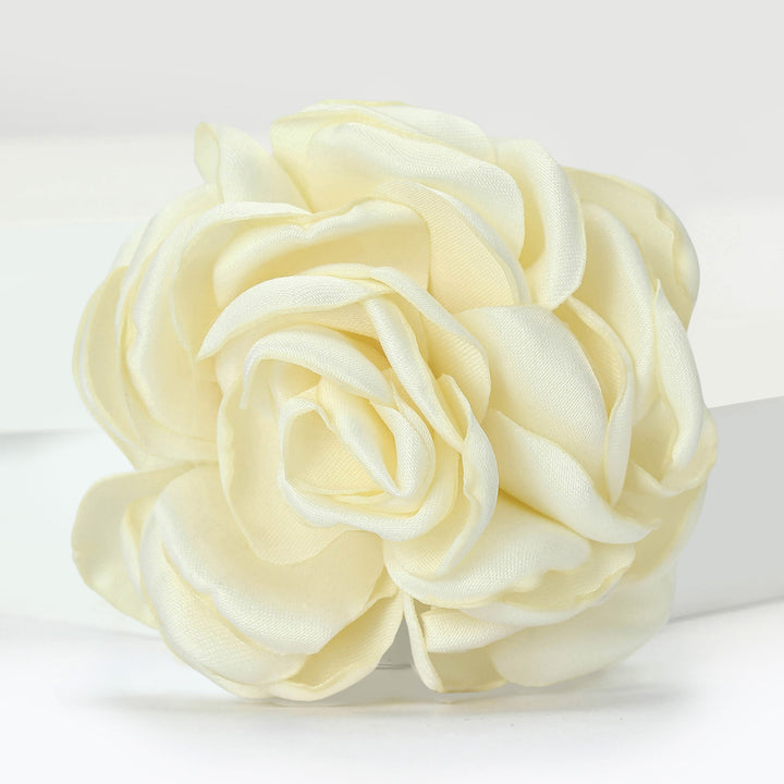 Spilla multicolore elegante in raso lucido con rosa - Bianco - image 12