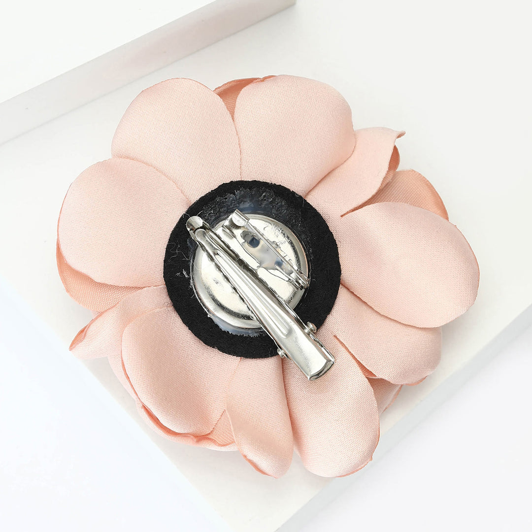 Spilla multicolore elegante in raso lucido con rosa - image 11