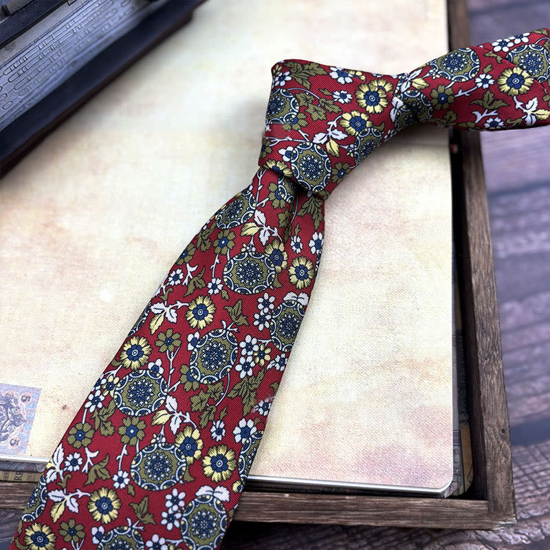 Cravatta da uomo personalizzata con motivo retrò e stile multiplo - Stile n. 19 - image 21