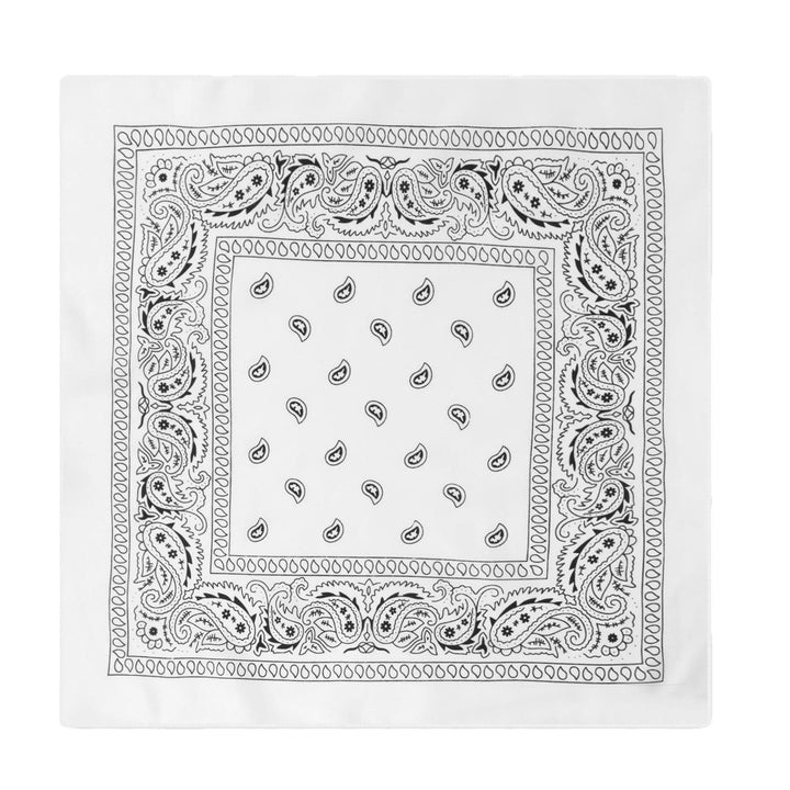 Fazzoletto da taschino vintage con stampa Paisley Cashew e fibbia a stella argentata - Stile n. 10 - image 11
