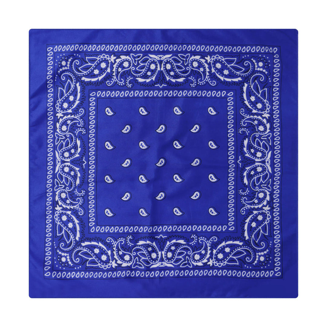 Fazzoletto da taschino vintage con stampa Paisley Cashew e fibbia a stella argentata - Stile n. 12 - image 13