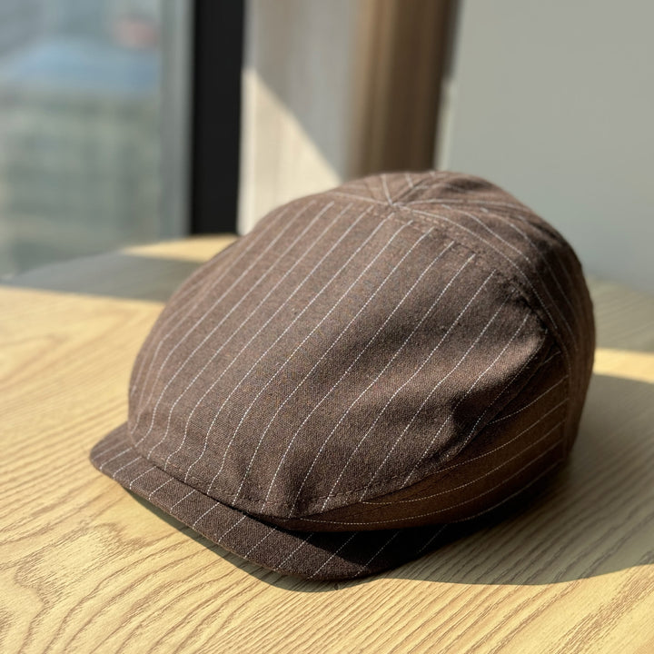 Cappello basco traspirante leggero a righe vintage - Caffè - Regolabile (21 1/4"-23 5/8") - image 6