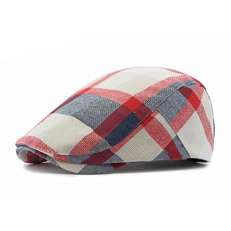 Cappello estivo traspirante in lino scozzese - Rosso - Regolabile (21 5/8"-23 1/4") - image 6