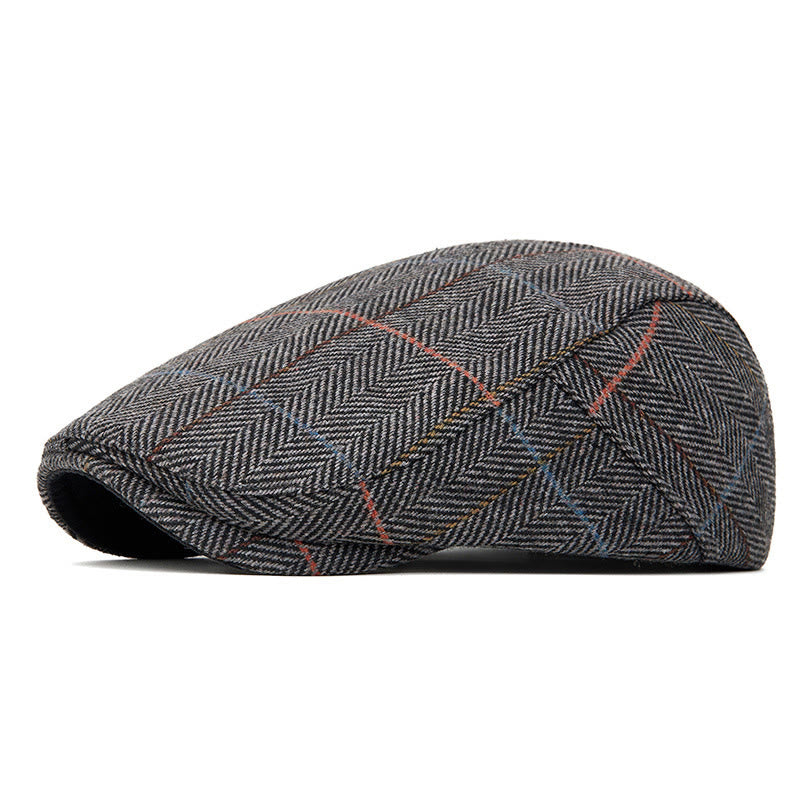 Cappello estivo leggero a quadri - Grigio - Regolabile (22"-24") - image 5
