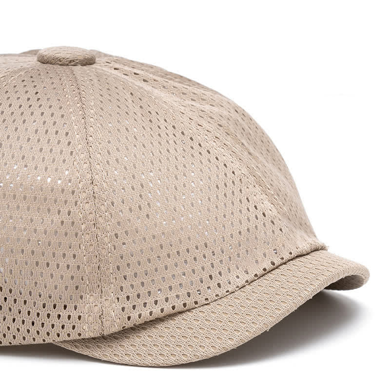 Cappello estivo con basco traspirante in rete tinta unita senza tempo - image 1