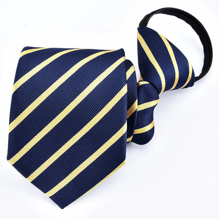 Set di cravatte e gemelli da uomo in arenaria blu di lusso - Stile n. 3 - image 5