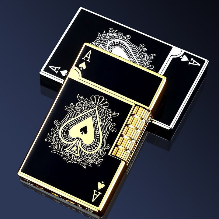 Accendino a butano Metal Creative Poker Spades - image 4