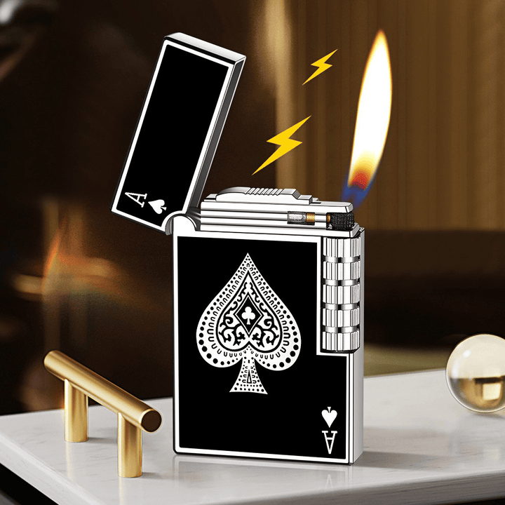 Accendino a butano Metal Creative Poker Spades - image 1
