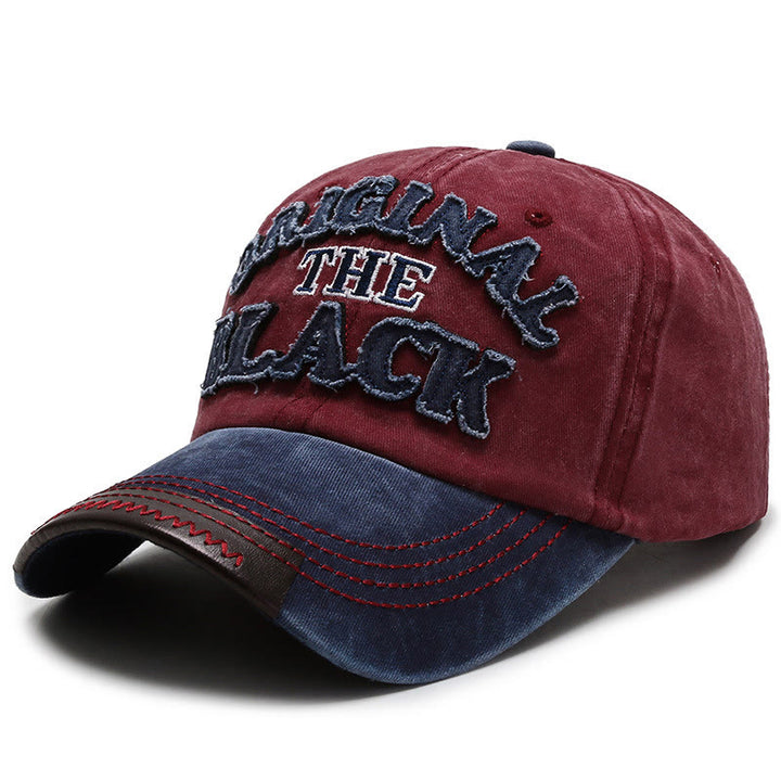 Cappellino da baseball originale con lettere ricamate a contrasto The Black Retro - Stile n. 2 - Regolabile (22''-23 5/8") - image 5