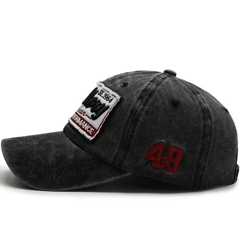 Cappellino da baseball in cotone lavato con toppa ricamata New Story - image 1