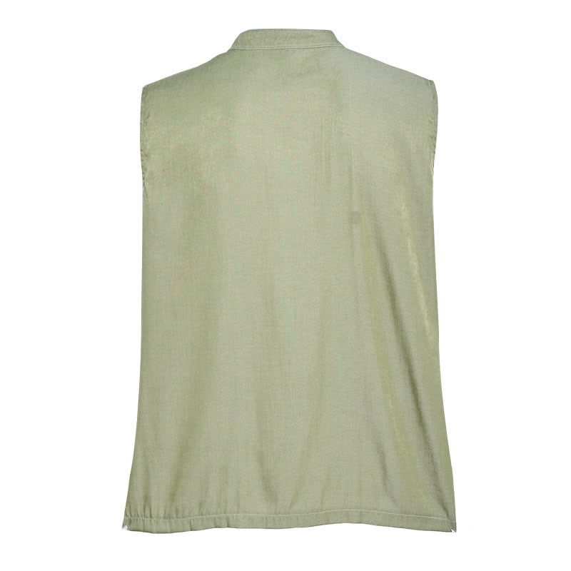 T-shirt senza maniche da uomo estiva con effetto slavato - image 6