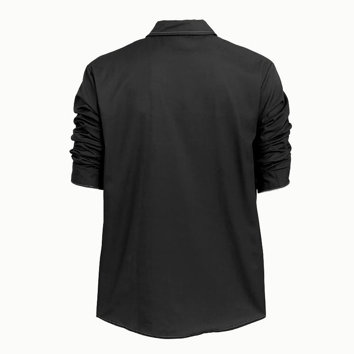 Camicia da uomo a maniche lunghe in stile retrò, elegante e sofisticata. - image 10