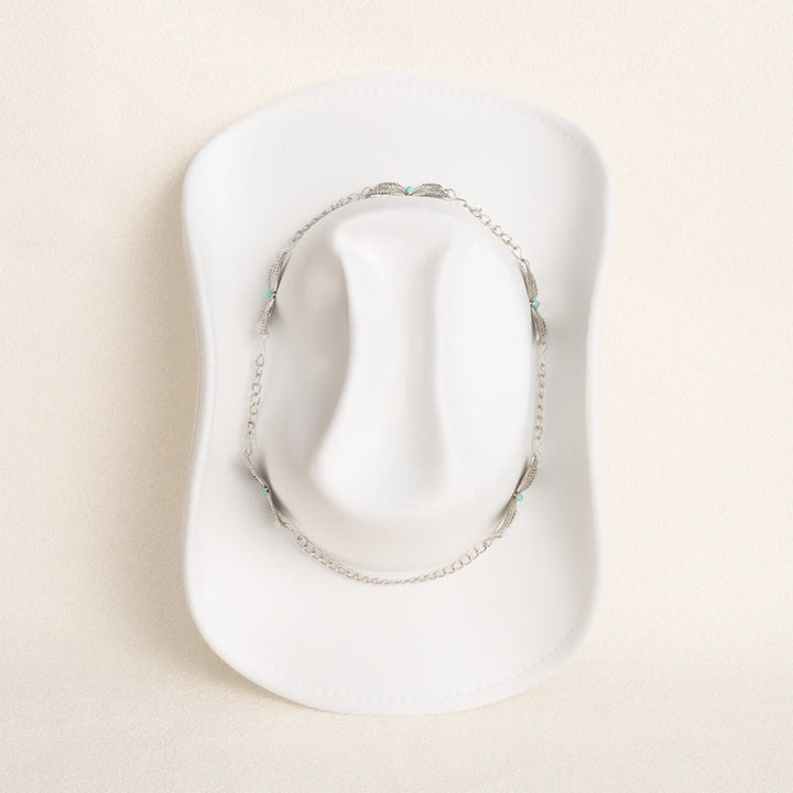 Cappello da cowboy da uomo con catena a farfalla - image 5