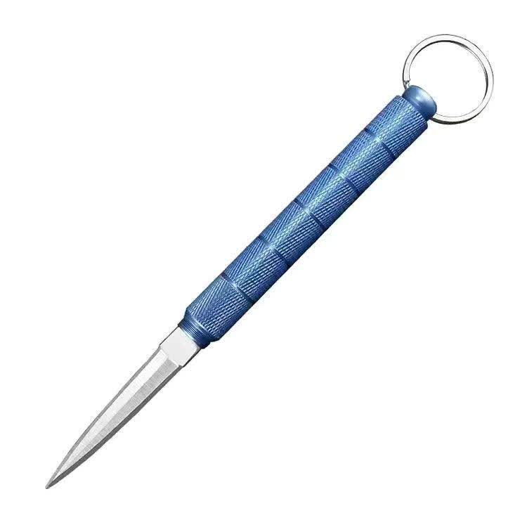 Coltello tattico a penna con lama nascosta e rompivetro - Strumento EDC - Blu - image 9