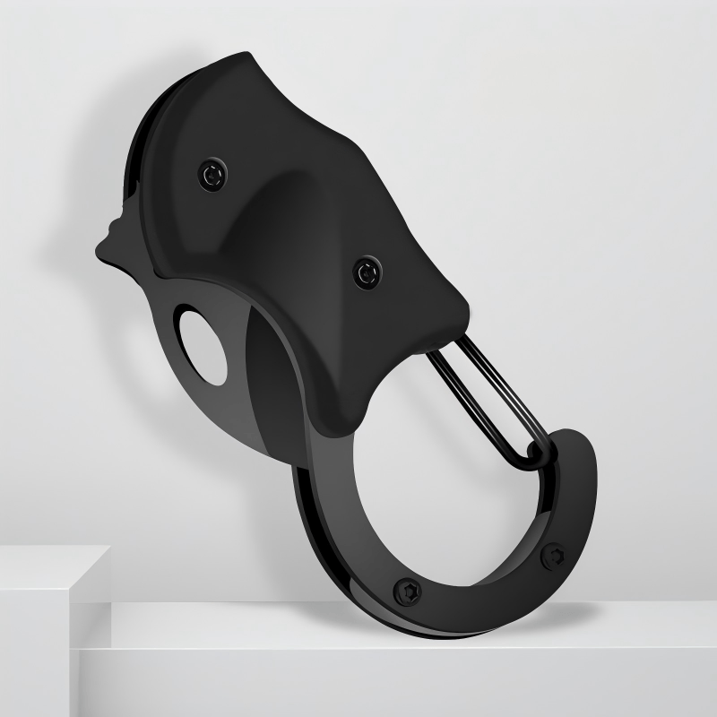 Taglierino portatile EDC con portachiavi - Nero - image 0