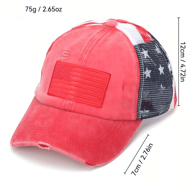 Cappellino da baseball tattico in denim lavato traspirante con codino regolabile. - image 3