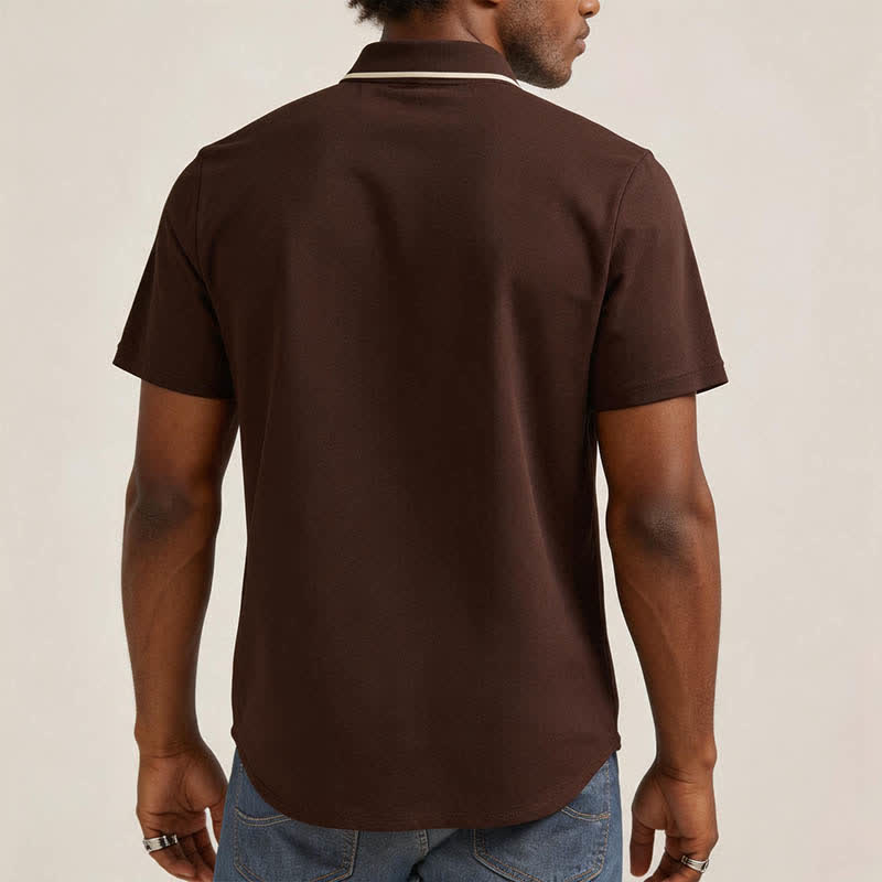 Camicia da uomo vintage con stampa luna e cielo notturno in stile cowboy - image 1