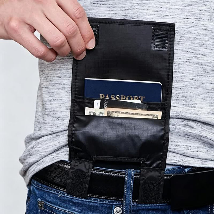 Marsupio da viaggio antifurto nascosto per passaporto e denaro - image 0
