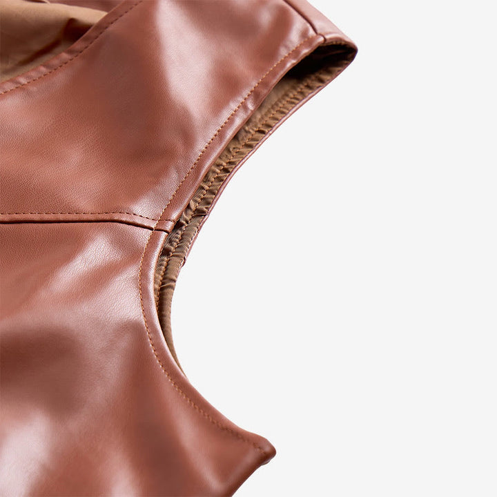 Gilet da uomo in pelle dallo stile western intramontabile. - image 9