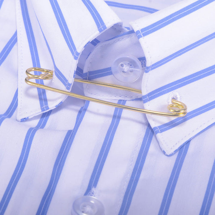 Spilla di sicurezza per colletto di camicia elegante - Oro - image 3