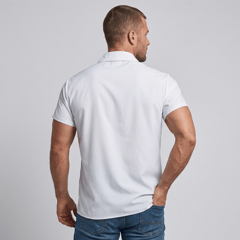 Camicia da uomo vintage western con stampa floreale e bottoni - image 2