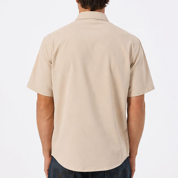 Camicia da lavoro da uomo oversize con cinturino removibile - image 2